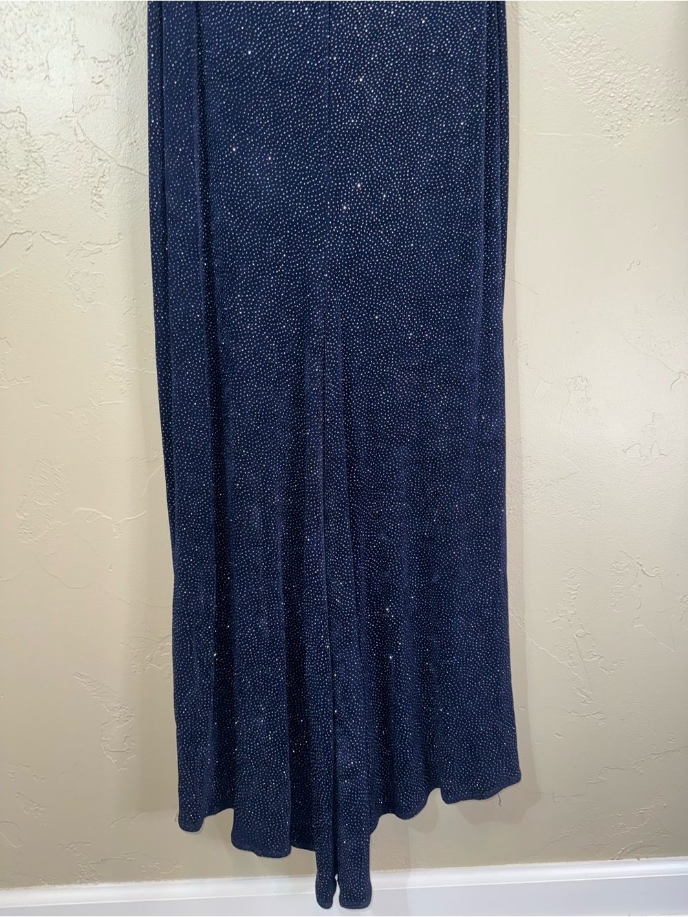 Jessica McClintock Vintage Gunne Sax Navy Evening‎ Dress Sparkles Cocktail M - Picture 9 of 9